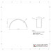 Single Axle 9x32 Steel Smooth- Round Fender