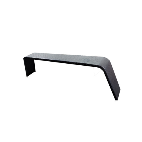 Tandem axle 9 x 72 Jeep style tread plate fender