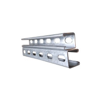14gauge 1-5/8"x13/16" x 10ft, slotted, Pre- galvanized