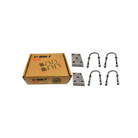 9/16 inch U bolt kit for 3.5 tube- 8k axles