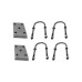 5/8 U-bolt kit for 5 tube 12-15k axles