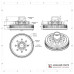 7k Pre-greased Hub Drum Assembly - 1/2inch bolts