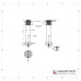 6AQSE Tandem Hanger Kit -for 2 wide slipper springs
