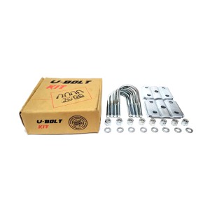 1/2 inch U-bolt Kit for 3 tube- 5.2 - 7k axles