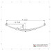 AQ4B - Leaf spring 4 leaf 25 1/4 x 1 3/4 wide Double eye
