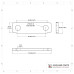 Shackle strap 3 1/8 Long