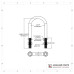 1/2 U bolt kit for 2 3/8 tube 3.5k axles