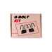 Trailer U- bolt kit for mounting 3" tube. 5.2k to 7k axles. U bolts 7" long 1/2" DIA with flange nut