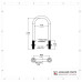 1/2 inch U-bolt Kit for 3 tube- 5.2 - 7k axles