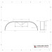 9 x 72 tear drop tread plate fender